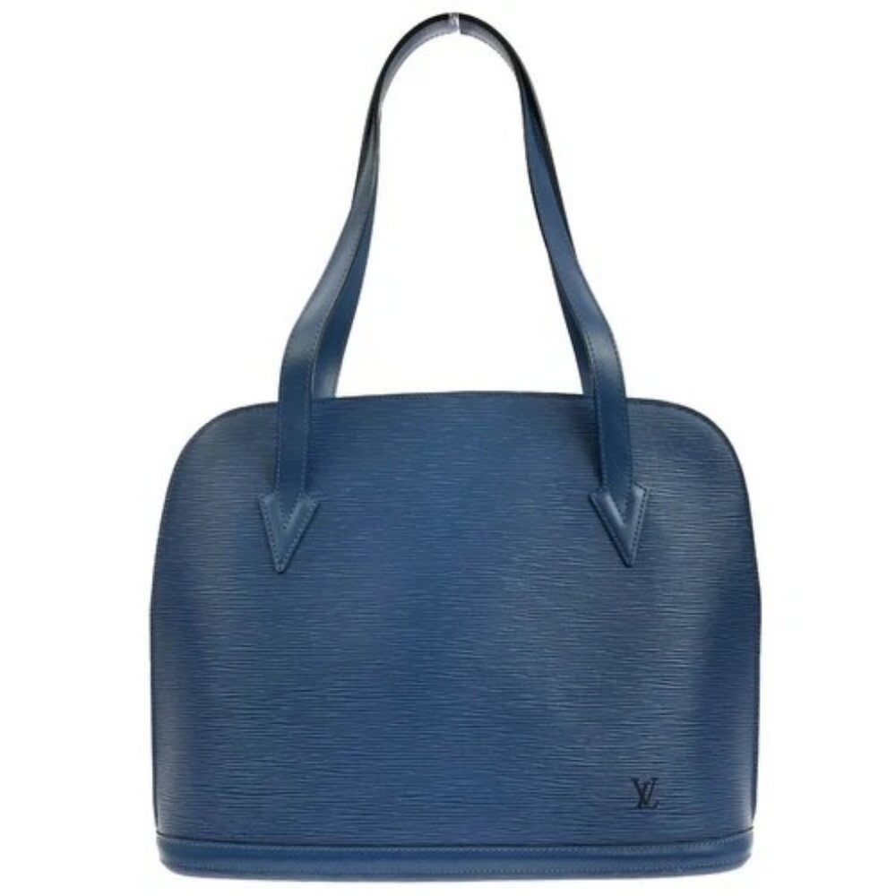 Louis Vuitton Blue Epi Lussac Shoulder Bag M52285 AS0999 135753